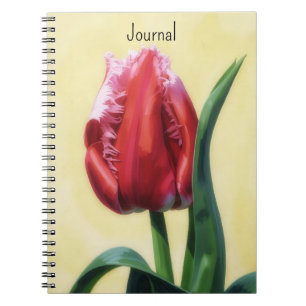 Tulp Bloem Kunst Bloem Journal Personaliseer Notitieboek