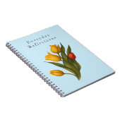 Tulp Bloem Notebook | Dagelijkse Reflecties Notitieboek (Rechterzijde)