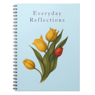 Tulp Bloem Notebook Dagelijkse Reflecties Notitieboek