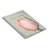 Tulp Bloem Notitieboek | Zachte & Vrije Journal (Rechterzijde)