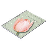 Tulp Bloem Notitieboek | Zachte & Vrije Journal (Linkerzijde)