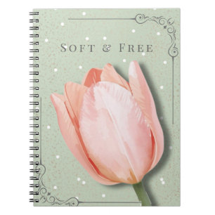 Tulp Bloem Notitieboek   Zachte & Vrije Journal