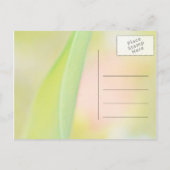tulp bloem save the date blanco kaart (Achterkant)