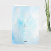 Tulp Bloem Sympathie Kaart Verlies begrafenis Memo (Achterkant)