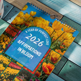 Tulp Bloemen Affirmatie Nieuwe Beginnen Diepe Lief Kalender