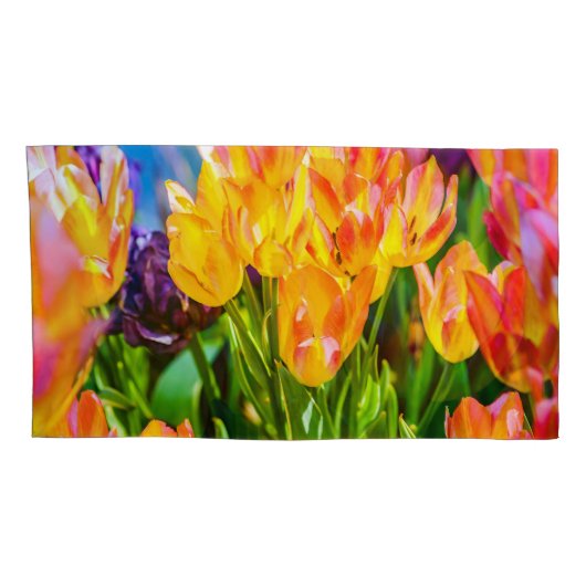 Tulp Bloemen - Bloeien Kussensloop (Achterkant-Rechts)
