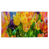 Tulp Bloemen - Bloeien Kussensloop (Voorkant-Rechts)