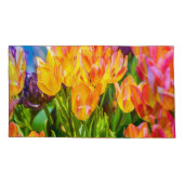Tulp Bloemen - Bloeien Kussensloop (Achterkant-Links)