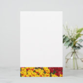 Tulp Bloemen Briefpapier Lente Gele Tulpen (Staand voorkant)