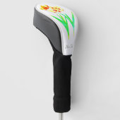 Tulp Bloemen Golf Hoofddeksel Golfheadcover (Schuin)