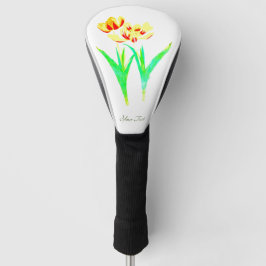 Tulp Bloemen Golf Hoofddeksel Golfheadcover