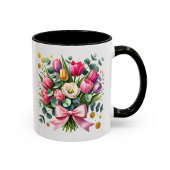 Tulp Bloemen Mok Lente Bloem Geschenk Beker