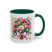 Tulp Bloemen Mok Lente Bloem Geschenk Beker