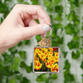 Tulp Bloemen sleutelhangers Gele Tulpen Pasen (Hand)