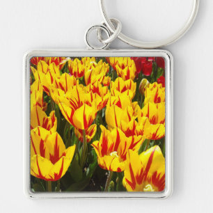 Tulp Bloemen sleutelhangers Gele Tulpen Pasen