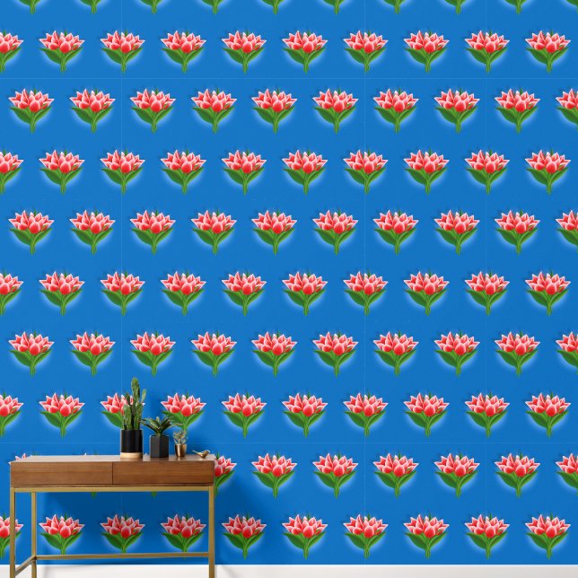 Tulp Bloemen Wallpaper Behang (Hal)