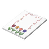 Tulp bloemendagboek notitieblok (Linkerzijde)