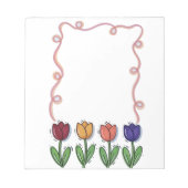 Tulp bloemendagboek notitieblok (Voorkant)
