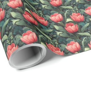Tulp Bloemig Cadeaupapier