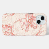  tulp bloemmotief Case-Mate iPhone case (Achterkant (horizontaal))