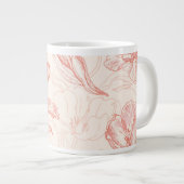 tulp bloemmotief grote koffiekop (Voorkant rechts)