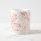 tulp bloemmotief grote koffiekop (Voorkant)