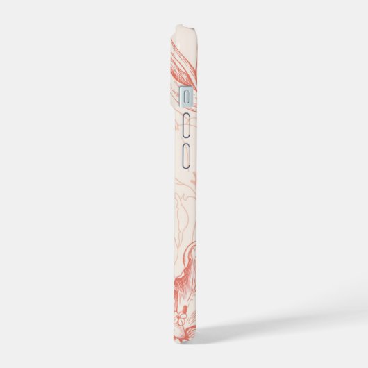  tulp bloemmotief iPhone 15 case (Linkerkant)