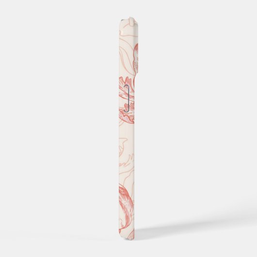  tulp bloemmotief iPhone 15 case (Rechterkant)