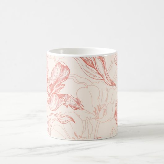 tulp bloemmotief koffiemok (Center)