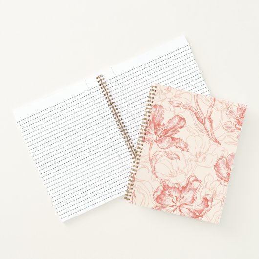  tulp bloemmotief notitieboek (Binnen)