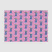 Tulp Boeket Spring Pink Tissue Papier (Voorkant)