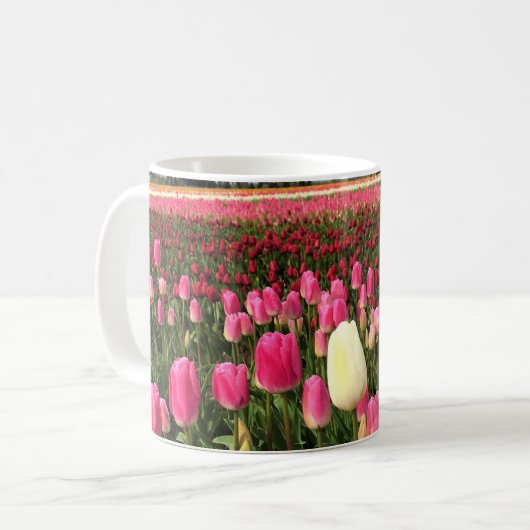Tulp-Boerderij in Oregon Koffiemok (Voorkant links)