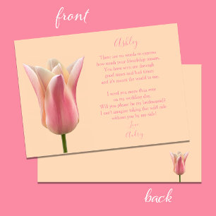 Tulp Bruidsmeisje Gedicht Aanzoek Wil Je Mijn Kaart