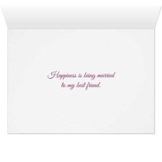 tulp bruiloft voor echtgenoot (Binenzijde Horizontaal (Onderkant))