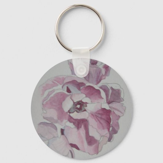 Tulp Button Sleutelhanger (Voorkant)