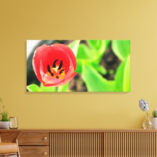 Tulp Canvas Afdruk (Insitu (Woonkamer))