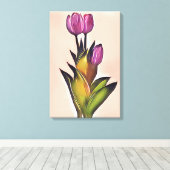 Tulp Canvas Afdruk (Insitu (Houten vloer))