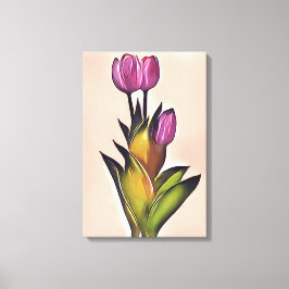 Tulp Canvas Afdruk