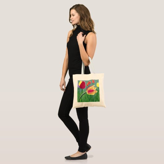 Tulp-Canvas tas (Voorkant (model))