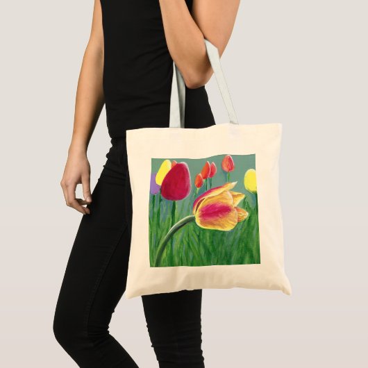 Tulp-Canvas tas (Voorkant (product))