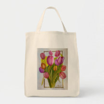 Tulp-Canvas tas