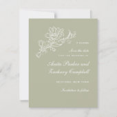Tulp Cascade Lichen Save The Date (Voorkant)