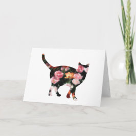 Tulp Cat Blank Note Kaart
