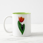 Tulp Cat-Mok Tweekleurige Koffiemok (Links)
