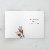 tulp de Moederdag van Dame Jane Kaart (Binnen)