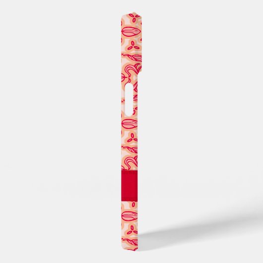 Tulp demask model red oranje name Case-Mate iPhone case (Achterkant / Rechts)