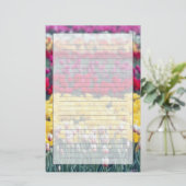 Tulp display garden in de Skagit-vallei, Briefpapier (Staand voorkant)