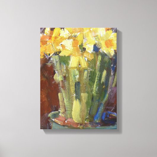 Tulp door Carleen Muniz op canvas print (Voorkant)