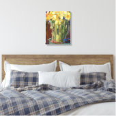 Tulp door Carleen Muniz op canvas print (Insitu (Slaapkamer))