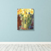 Tulp door Carleen Muniz op canvas print (Insitu (Houten vloer))